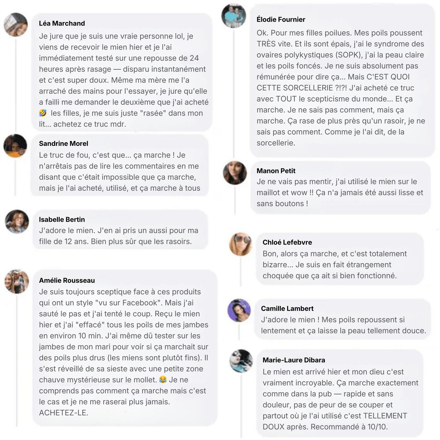 SATINEVA® PRO • Rasoir 2-en-1 électrique intime