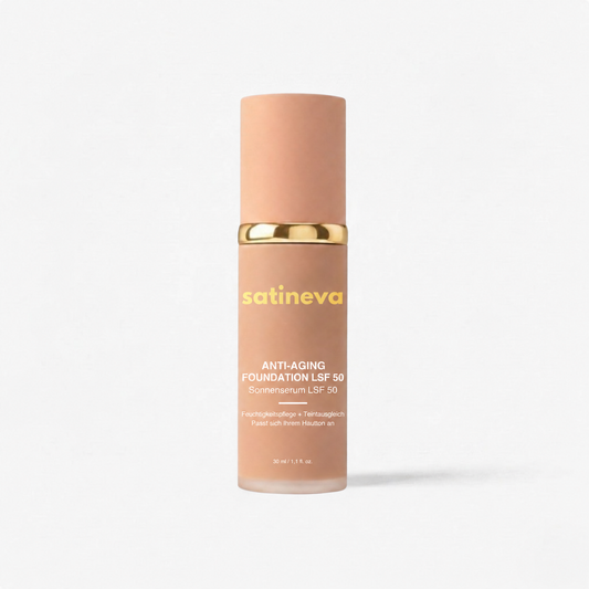 Anti-Aging Foundation mit LSF 50 – passt sich deinem Hautton an