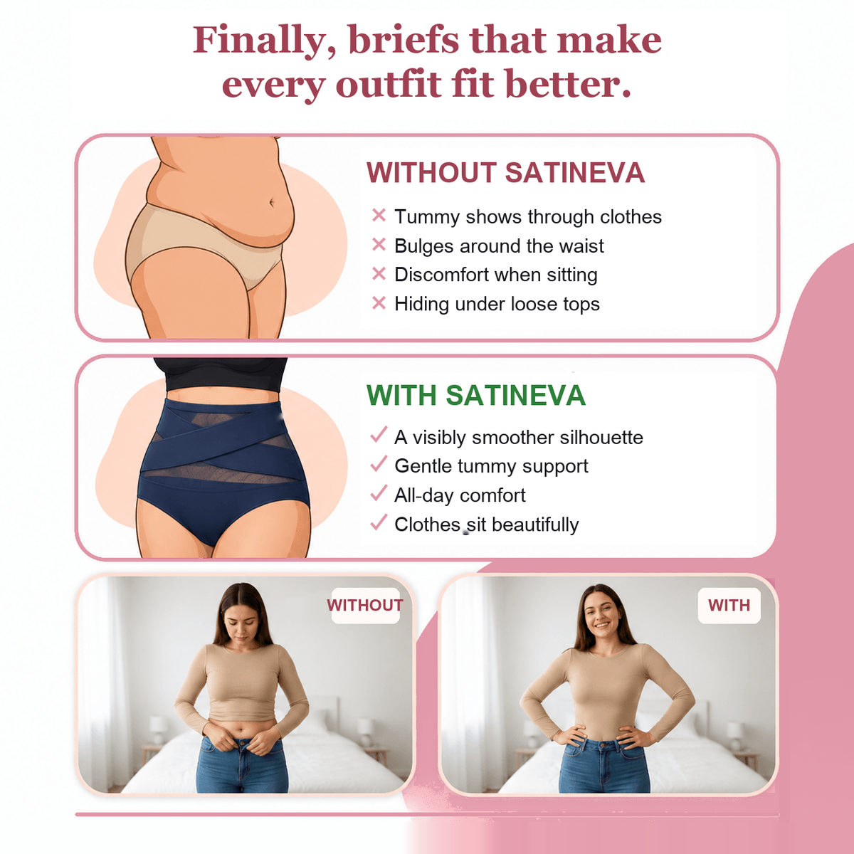 X-Form Slip™ — Seamless Tummy-Tucking Panties