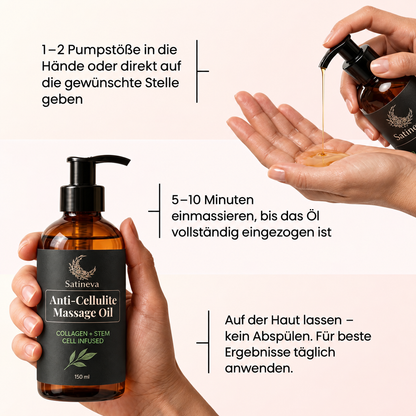 Satineva Anti-Cellulite Massage Oil 240 ml