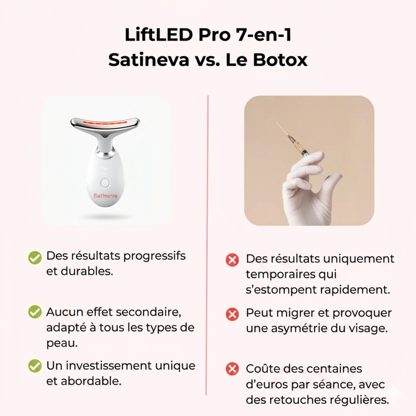 LiftLED Facial Pro 7-en-1 Satineva