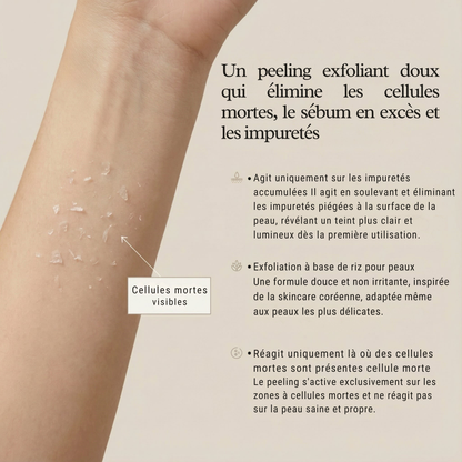 Satineva® | Peel Shot coréen – Élimine les impuretés et sublime la peau