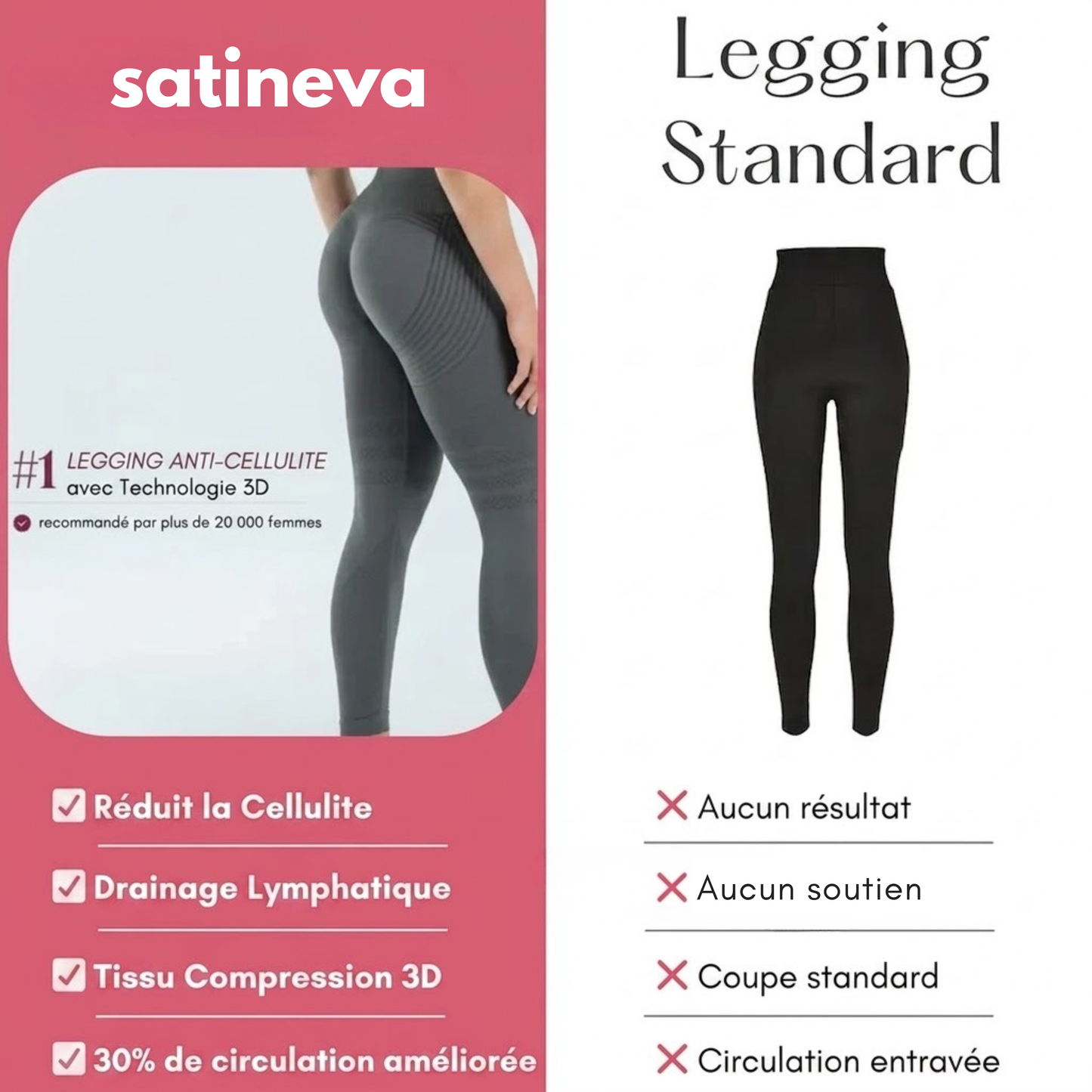 Satineva Legging Anti-Cellulite