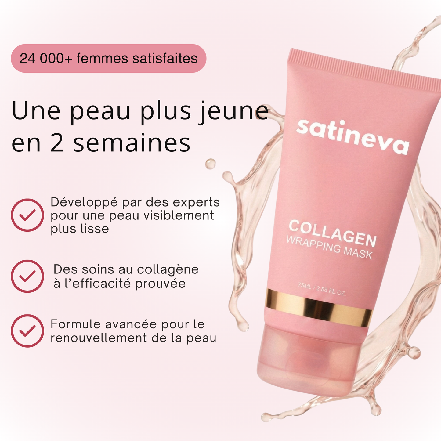 Masque au collagène bio + pinceau