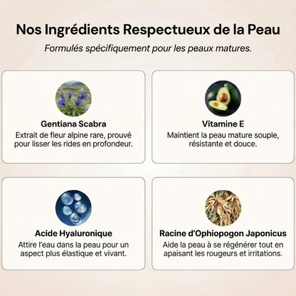 Fond de teint anti-âge avec SPF 50 – S'adapte à votre teint