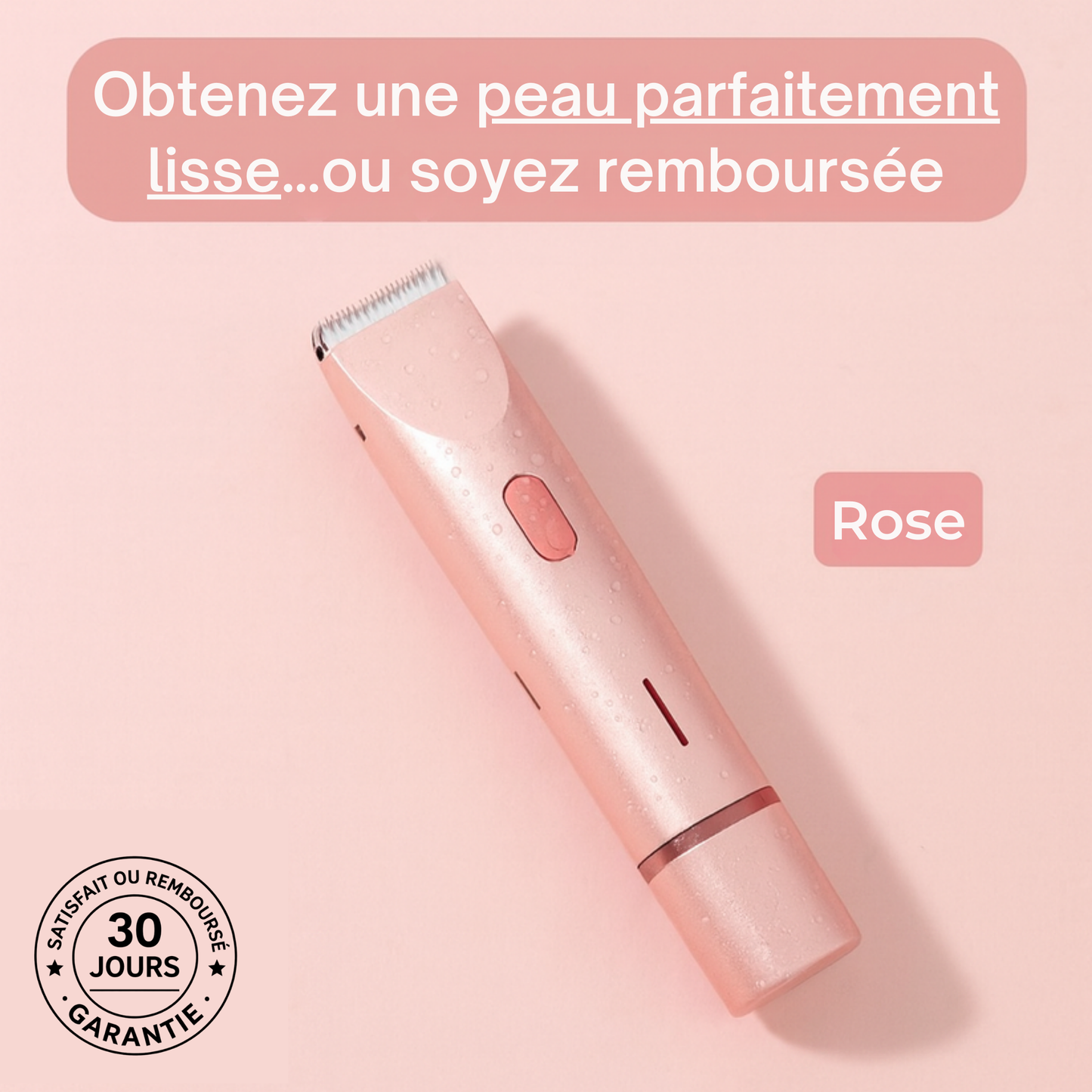 SATINEVA PRO - Rasoir électrique intime
