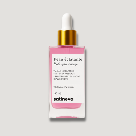 SatinevaOil® – Huile apaisante naturelle après-rasage (40 ml)